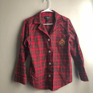 Woman’s Ralph Lauren pajama top size medium